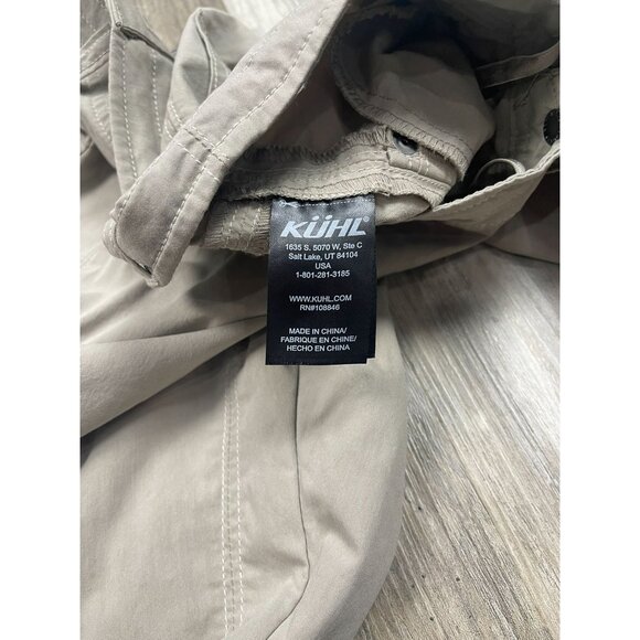 Kuhl Womens Splash Metro Roll Up Pants 6 Regular Khaki Outdoor Hiking - Picture 8 of 13